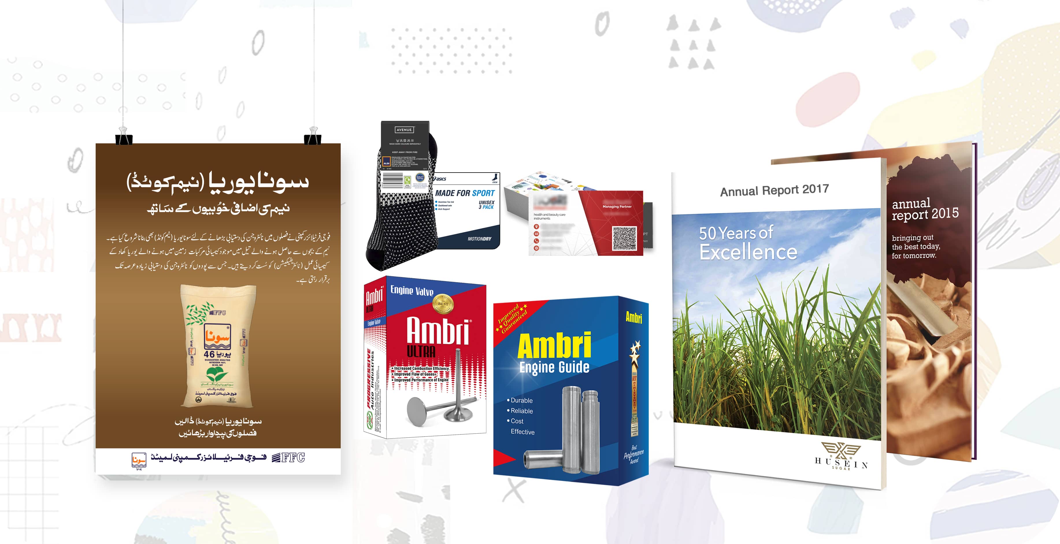 annual reports catalogues foldinf cartons leaflets packaging